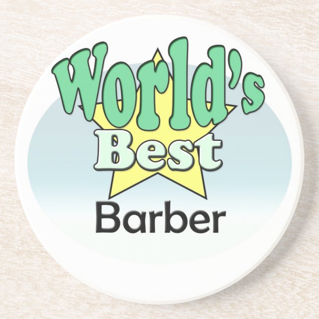 Världens bästa Barber Underlägg (Framsidan)