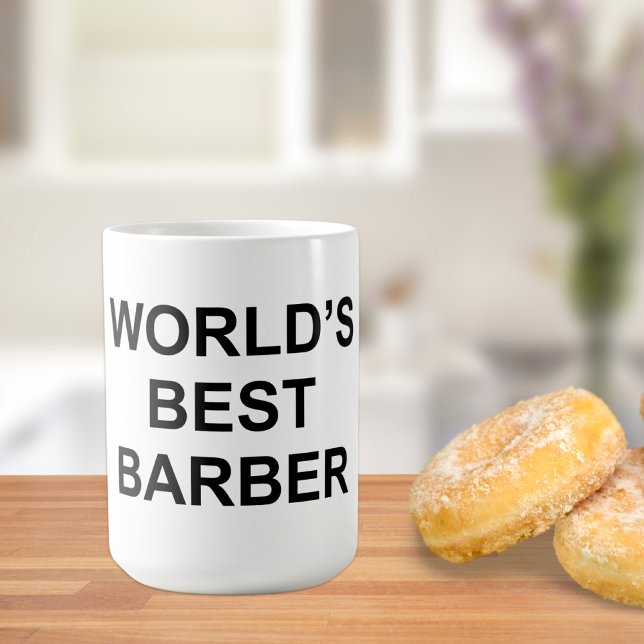 Världens Bästa Barberare Kaffemugg (Skapare uppladdad)