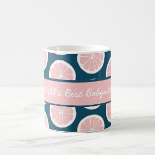 Världens bästa barnvakt Citrus Mugg