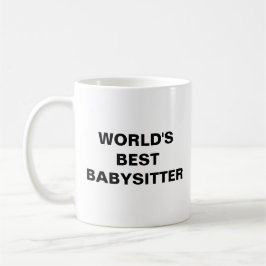Världens bästa barnvakt kaffemugg