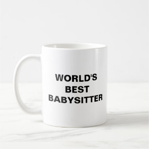 Världens bästa barnvakt kaffemugg