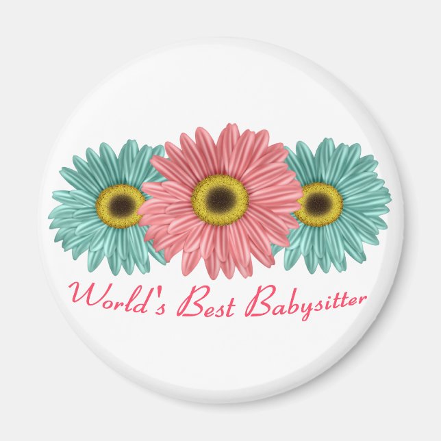 Världens bästa barnvakt magnet (Framsidan)