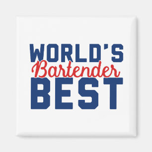 Världens bästa Bartender Magnet
