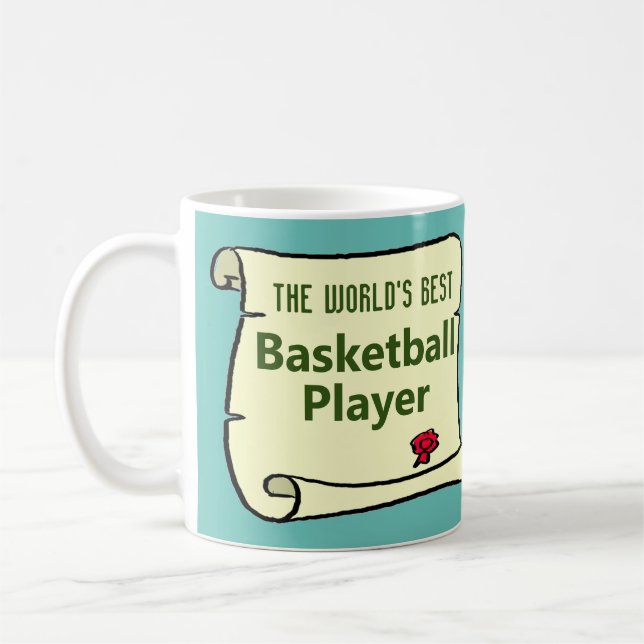 Världens bästa basketspelare. kaffemugg (Vänster)
