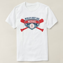 Världens bästa baskiska softball Pappa T Shirt