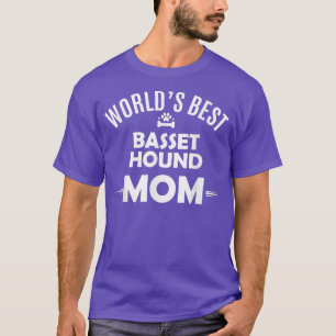Världens bästa Basset Mamma    TBasset Hound Hundä T Shirt