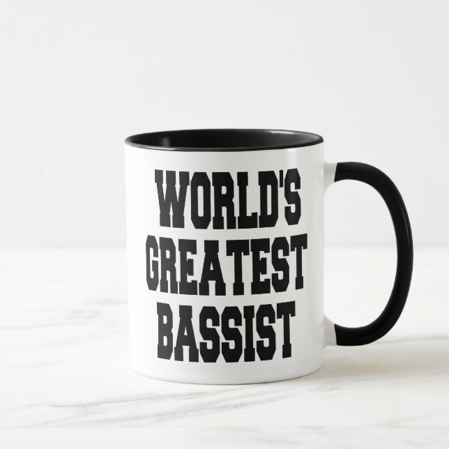 Världens bästa Bassistance Mugg (Höger)