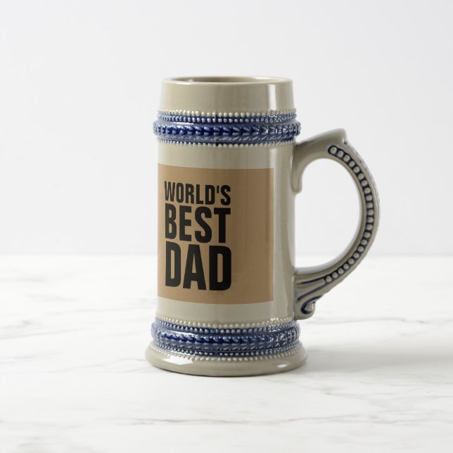 VÄRLDENS BÄSTA BÄSTA PAPPA-BÄRBAR Steins & Kaffe k Sejdel (Höger)