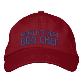 Världens bästa BBQ Chef Broderad Keps