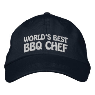 Världens bästa BBQ Chef Broderad Keps
