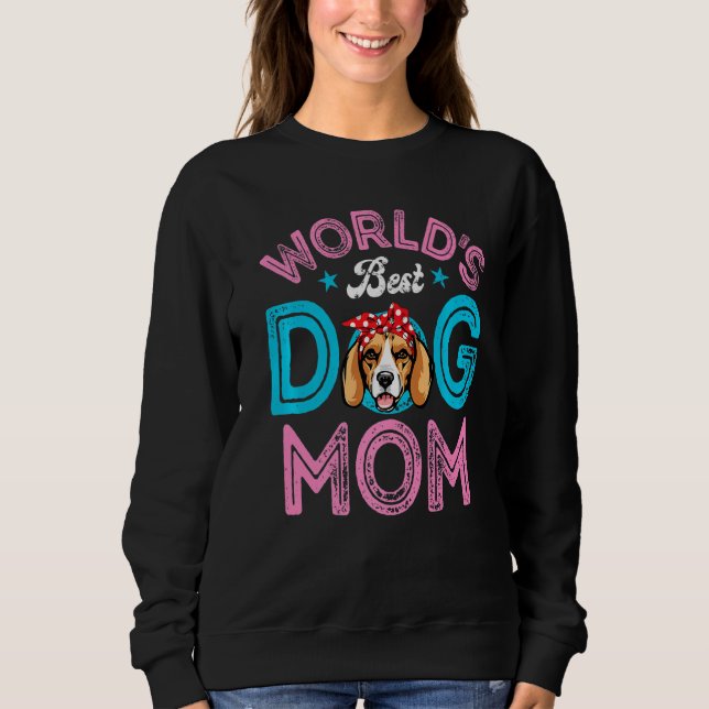 Världens bästa Beagle Hund Funny Mors dag T Shirt (Framsida)