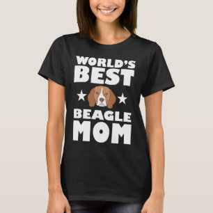 Världens bästa Beagle Mamma Hundägare Gift T-Sh T Shirt