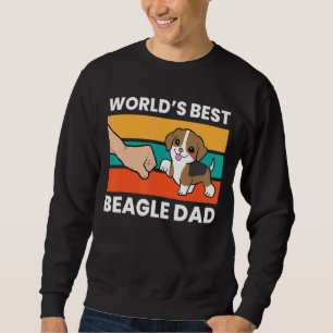 Världens bästa Beagle Pappa Pet Beagle Pappa Lång Ärmad Tröja