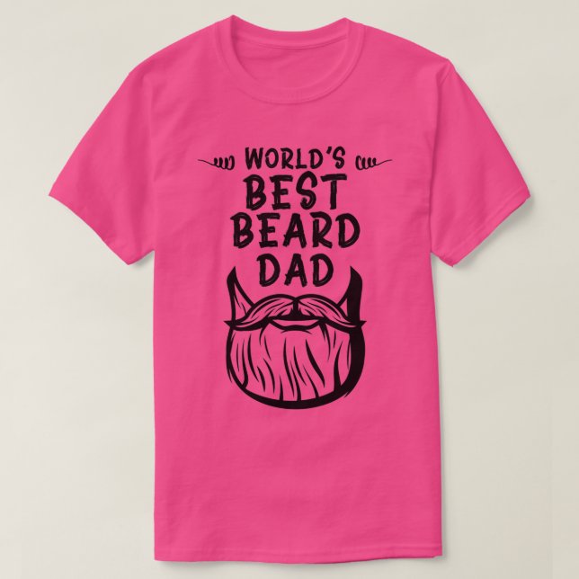 Världens bästa Beard Pappa-dag, världens beslag, d T Shirt (Design framsida)