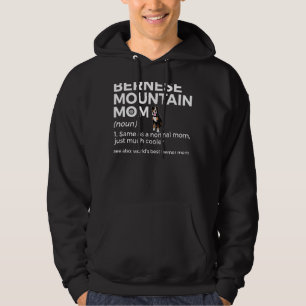 Världens bästa Berner Mamma-definition Bernese Mou Hoodie