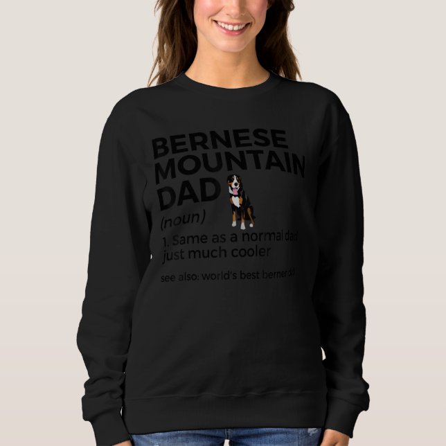 Världens bästa Berner Pappa-definition Bernese Mou T Shirt (Framsida)
