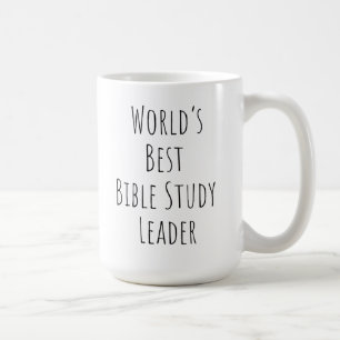 Världens bästa bibelstudieledare kaffemugg