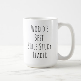 Världens bästa bibelstudieledare kaffemugg