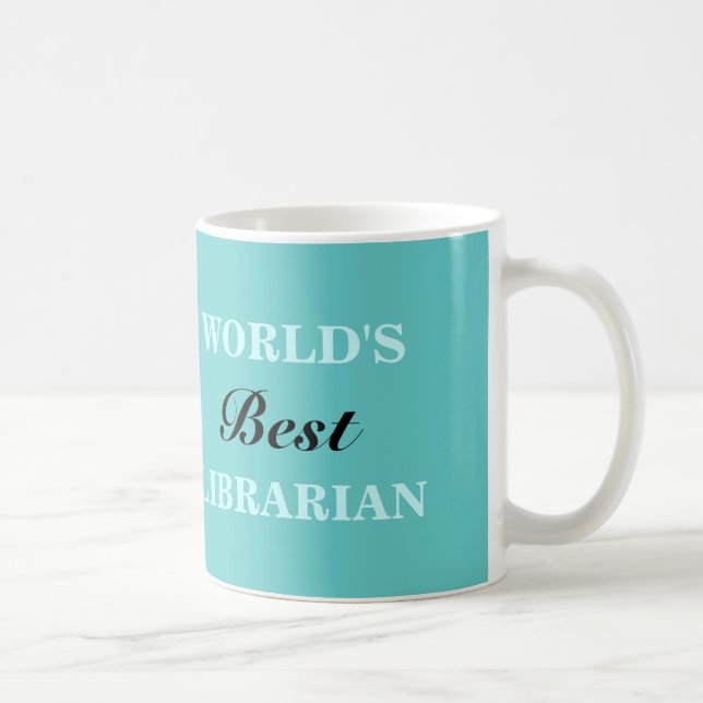 Världens bästa bibliotekarie mugg (Höger)