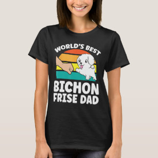 Världens bästa bichon Frise Pappa någonsin T Shirt