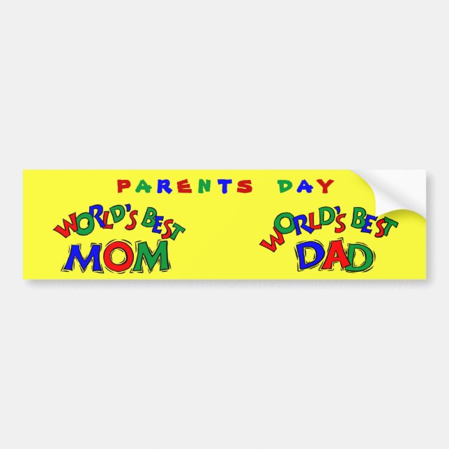 Världens bästa - bildekal (Framsidan)