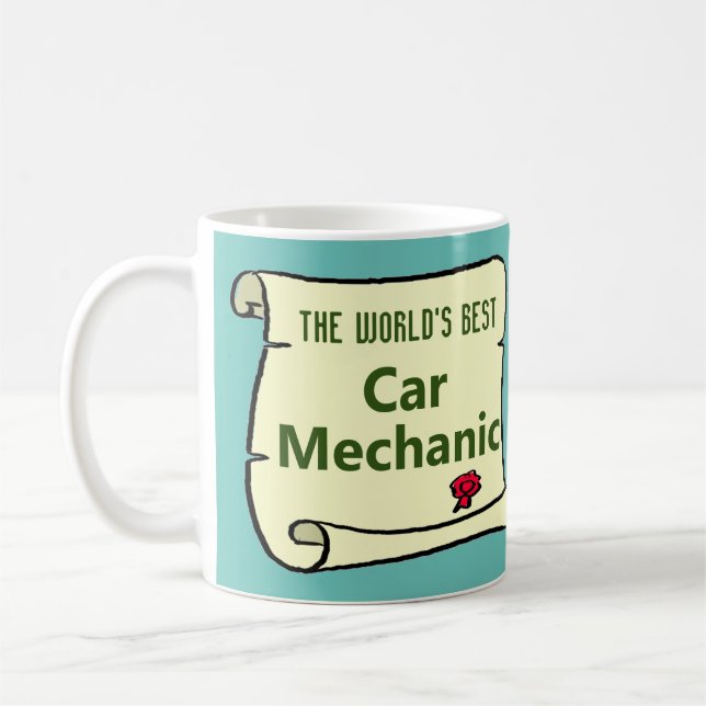 Världens Bästa Bilmekaniker. Kaffemugg (Vänster)