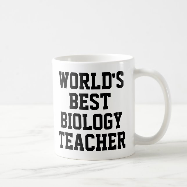 Världens bästa biologilärare Gift Mugg (Höger)