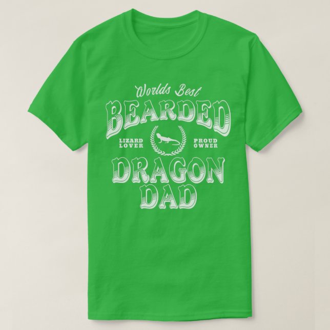 Världens bästa böjda draken Pappa T Shirt (Design framsida)