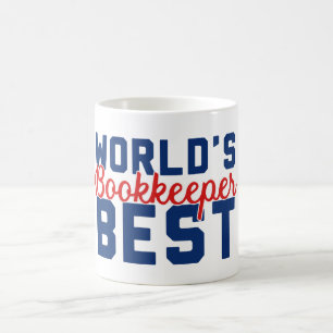 Världens bästa bokhållare kaffemugg