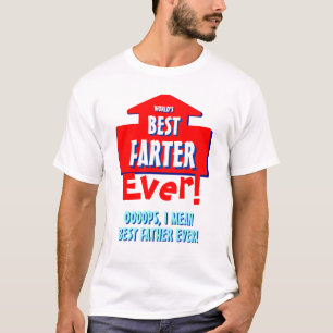 Världens bästa bonde/Far någonsin Fars dag Joke T-shirt