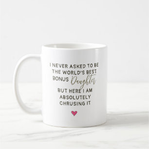 Världens Bästa Bonus Dotter Citat Kaffemugg