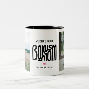 Världens bästa Bonus Mamma 2 Photo Mugg