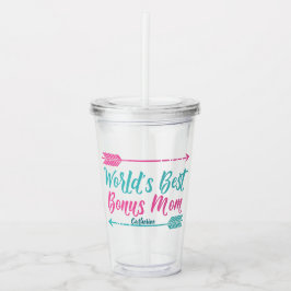 Världens bästa Bonus Mamma-Anpassningsbar Take Away Mugg