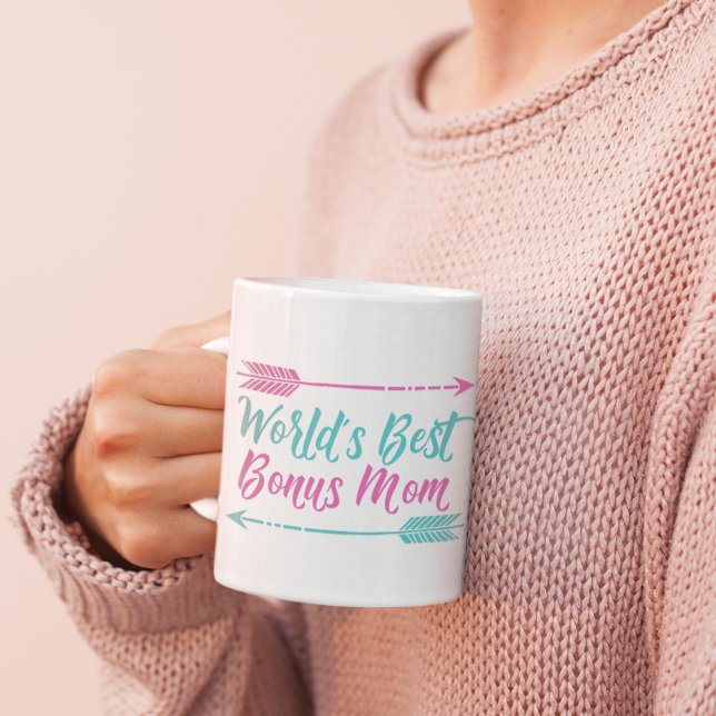 Världens bästa Bonus Mamma Kaffemugg (Skapare uppladdad)