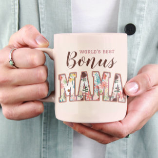 Världens bästa Bonus Mamma Photo Stepmamma Mors da Mugg