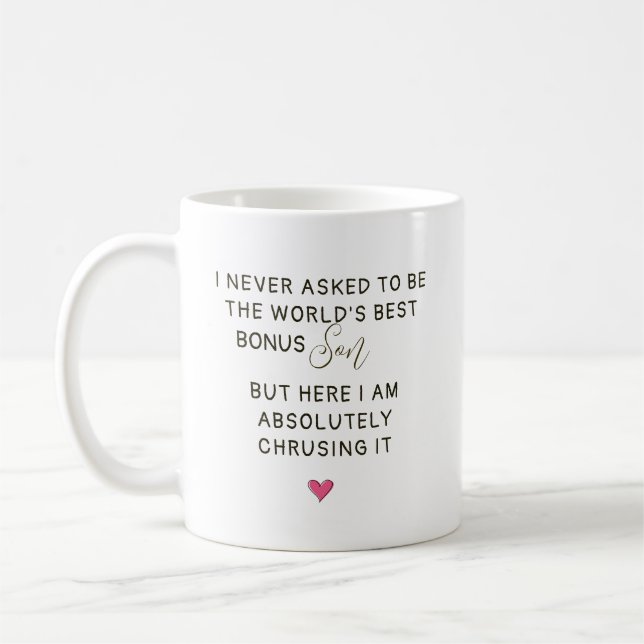 Världens Bästa Bonusson Citat Kaffemugg (Vänster)