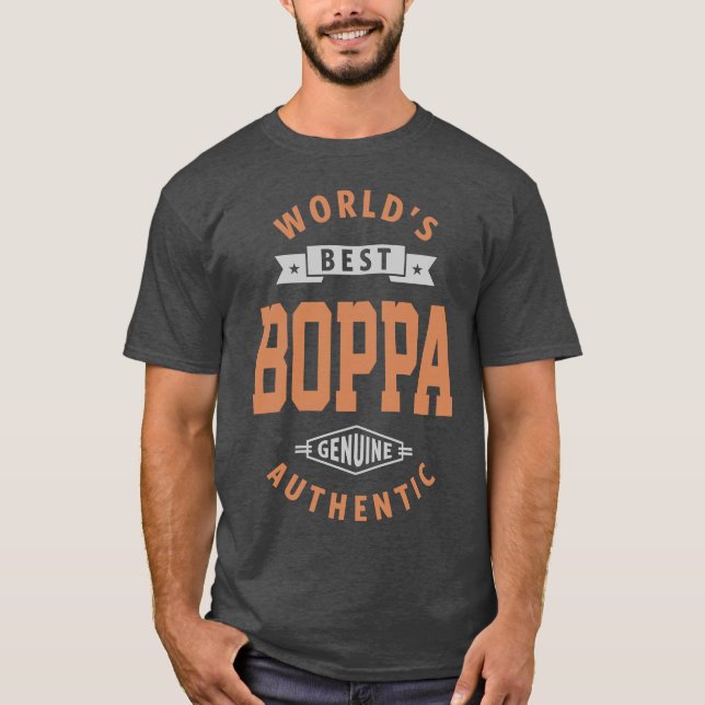 Världens bästa boppa t shirt (Framsida)