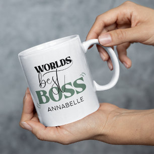 Världens Bästa Boss Kaffe Mugg