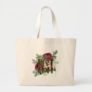 Världens bästa botaniska blommigt Mor i Mamma Jumbo Tygkasse