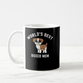 Världens bästa Boxer Mamma Hund Kaffemugg