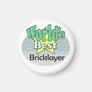 Världens bästa Brickayer Magnet
