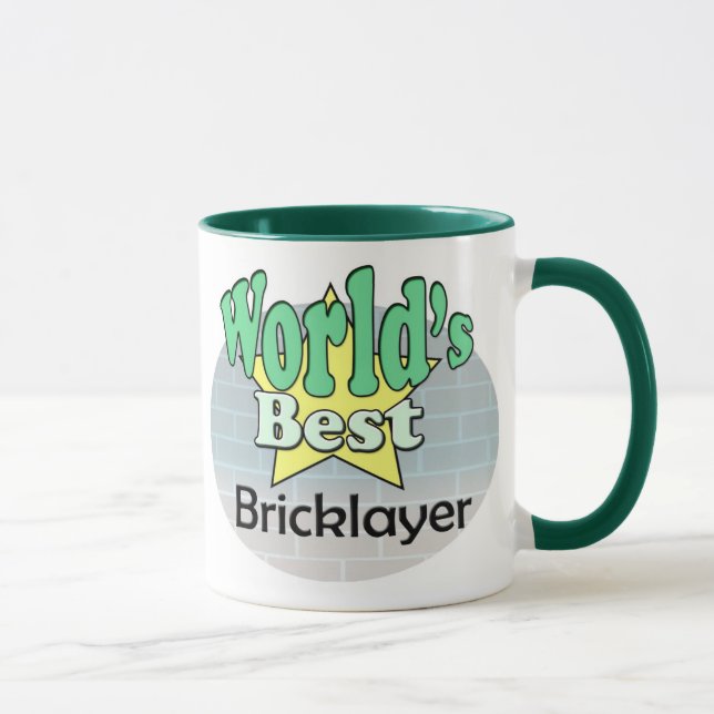 Världens bästa Brickayer Mugg (Höger)
