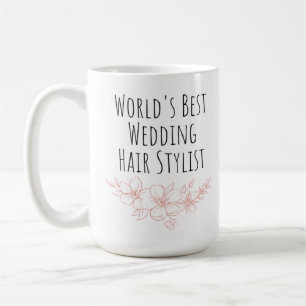 Världens bästa Bröllop Hair Stylist - Tack Gift Kaffemugg
