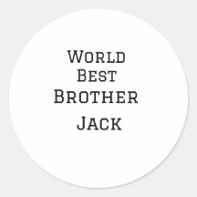 Världens bästa bror lägger till namn text om sport