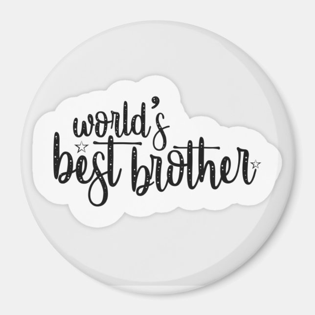 Världens bästa bror Magnet Gift (Framsidan)