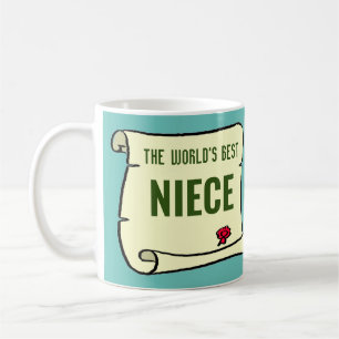 Världens bästa brorsdotter. kaffemugg