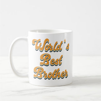 Världens bästa brother Retro-Personlig Kaffemugg