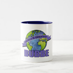 Världens Bästa Bubbe Två-Tonad Mugg