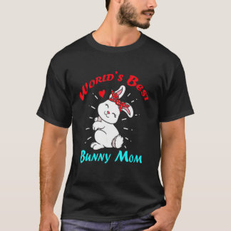 Världens bästa Bunny Mamma Clothing Women Cute Pås T Shirt