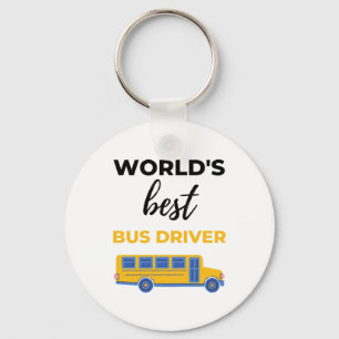 Världens bästa bussförare bl nyckelring